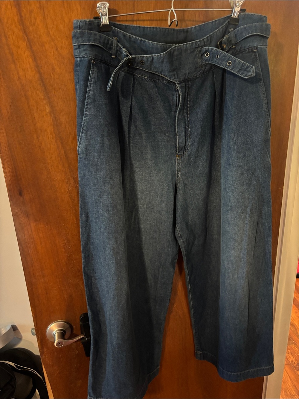 Vintage Polo by Ralph Lauren Relaxed Wide-Leg Dark Blue Jeans